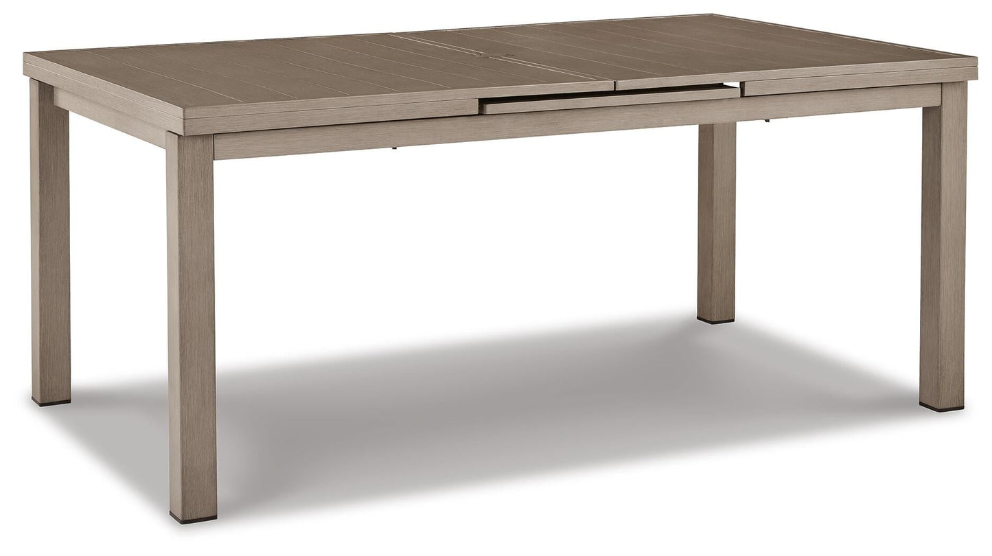 Mesa de comedor RECT frente a la playa EXT