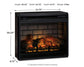 Ashley Express - Centro de entretenimiento Willowton de 4 piezas con chimenea eléctrica
