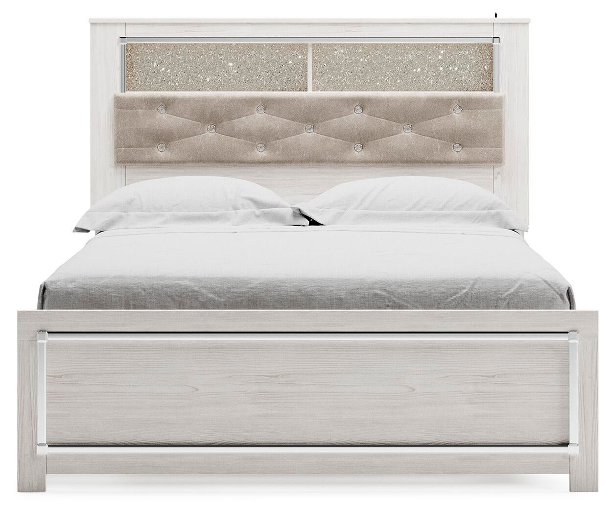 Cama con librería y paneles Altyra Queen