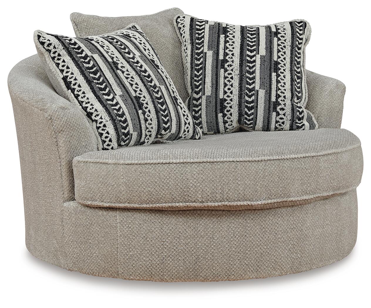 Silla giratoria extragrande con acento Calnita
