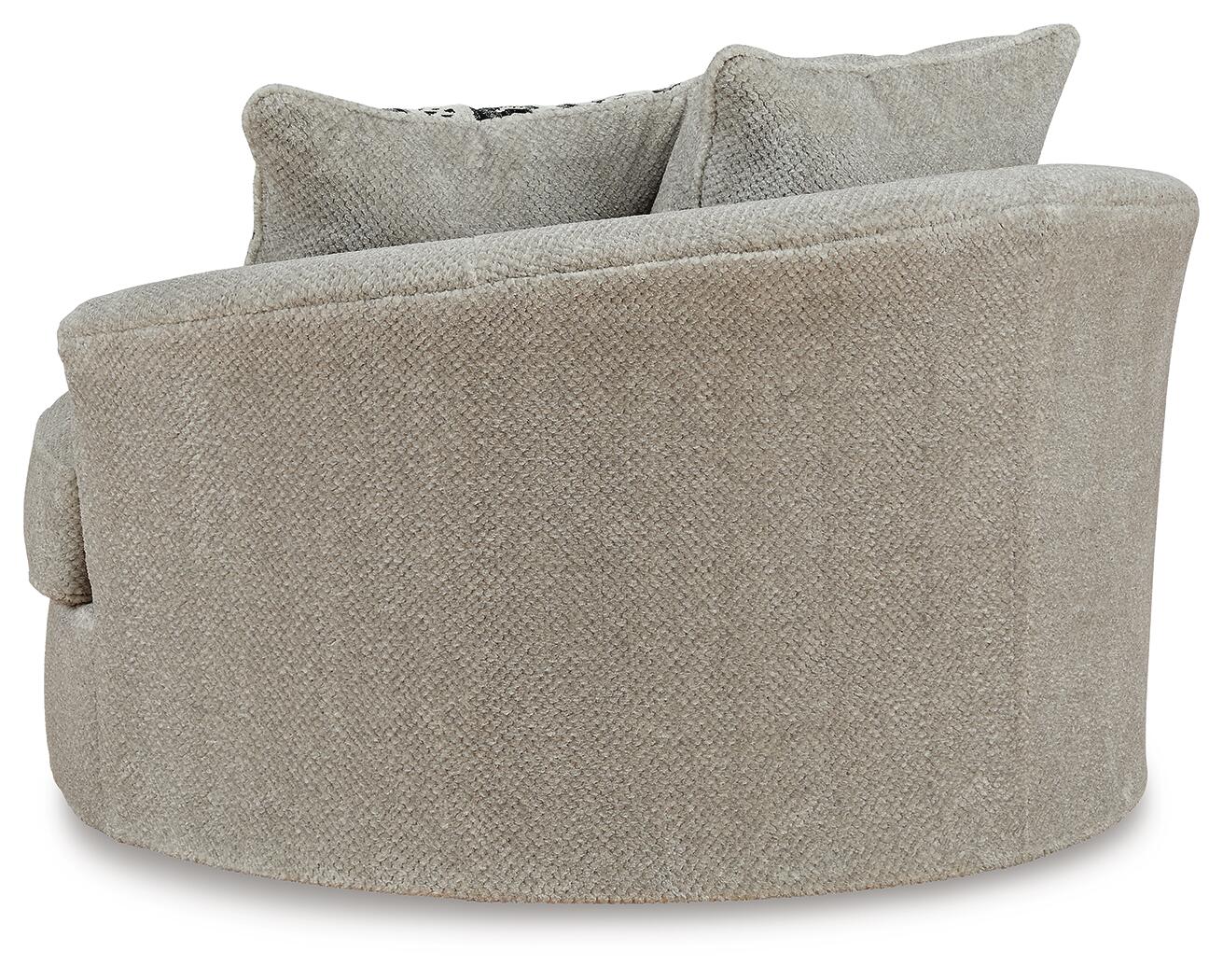 Silla giratoria extragrande con acento Calnita
