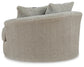 Silla giratoria extragrande con acento Calnita