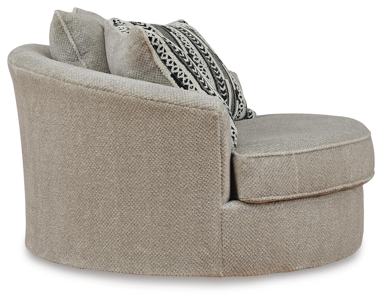 Silla giratoria extragrande con acento Calnita