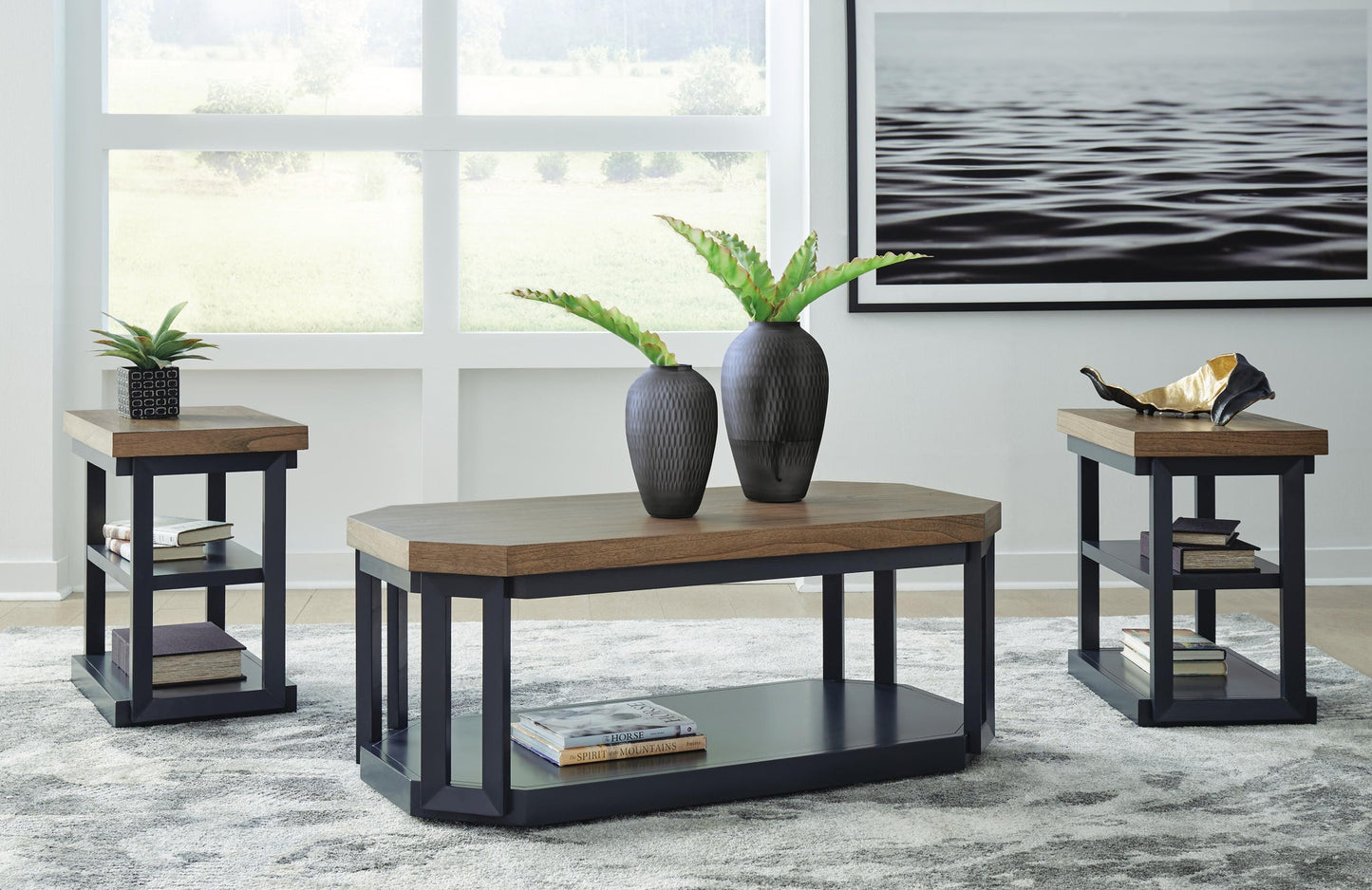 Ashley Express - Juego de mesa auxiliar Landocken (3/CN)
