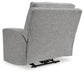 Sillón reclinable eléctrico Biscoe con reposacabezas ajustable