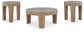 Ashley Express - Juego de mesa auxiliar Guystone (3 piezas)