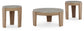Ashley Express - Juego de mesa auxiliar Guystone (3 piezas)