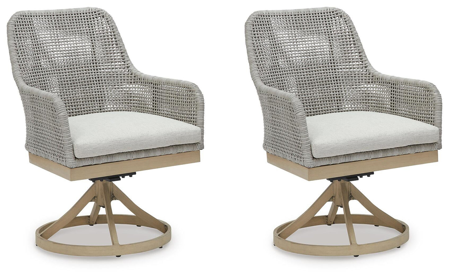 Ashley Express - Silla giratoria Seton Creek con cojín (2 unidades)
