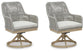 Ashley Express - Silla giratoria Seton Creek con cojín (2 unidades)