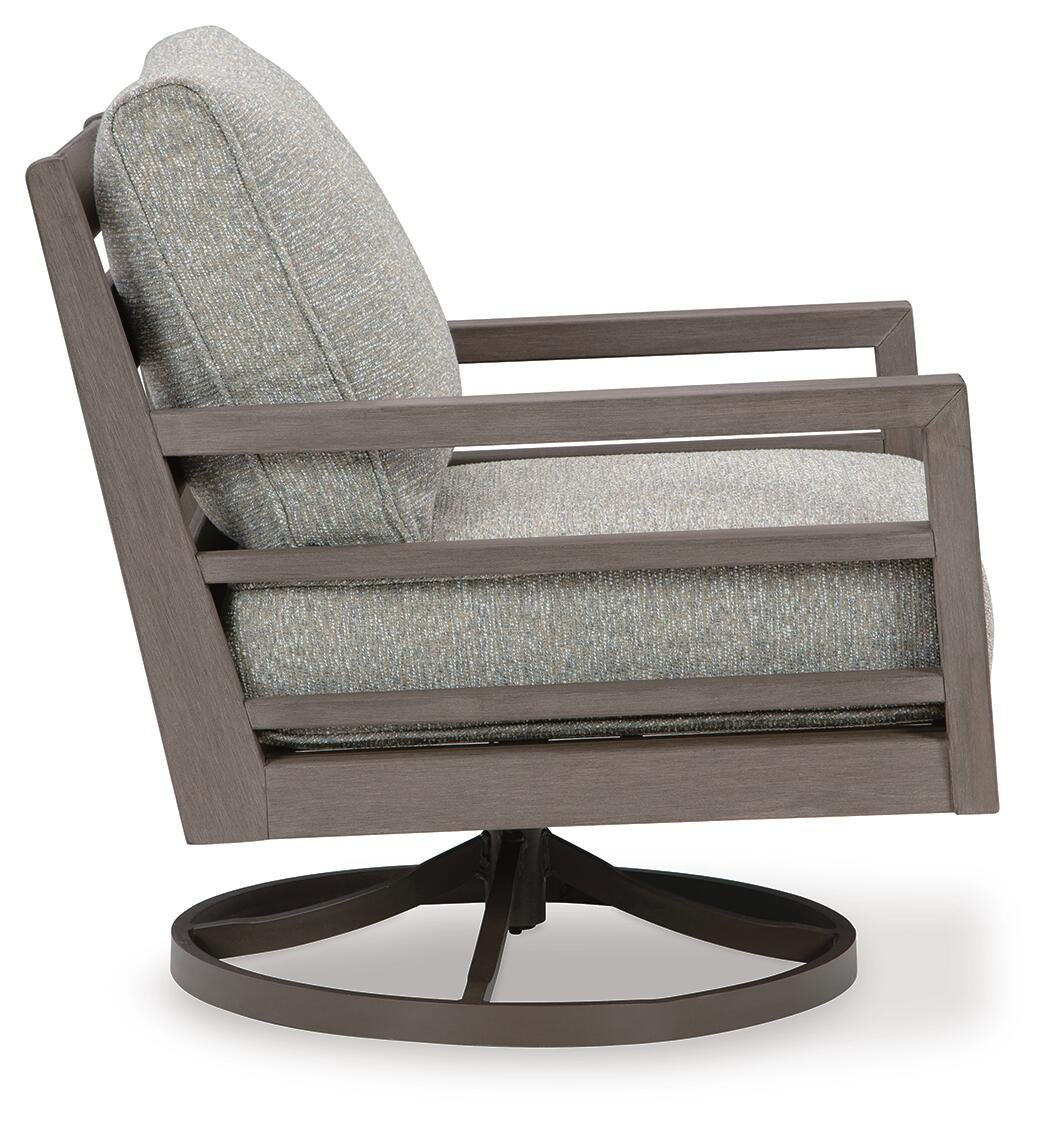Sillón giratorio Hillside Barn con cojín