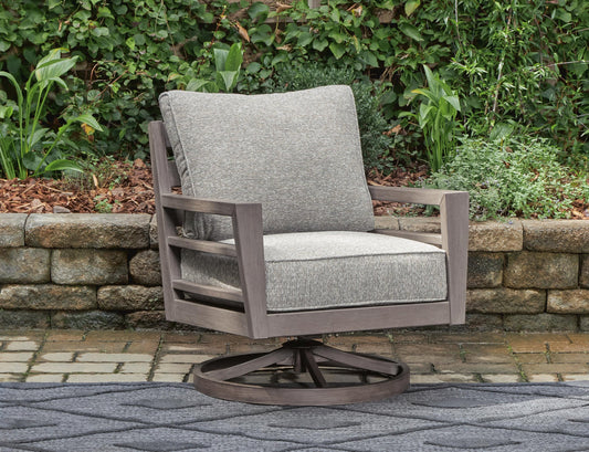Sillón giratorio Hillside Barn con cojín