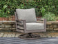 Sillón giratorio Hillside Barn con cojín