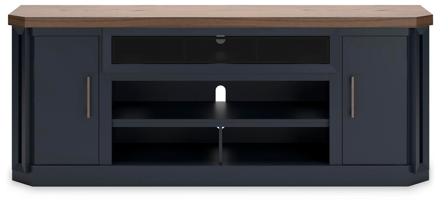 Mueble para TV Landocken XL con opción de chimenea