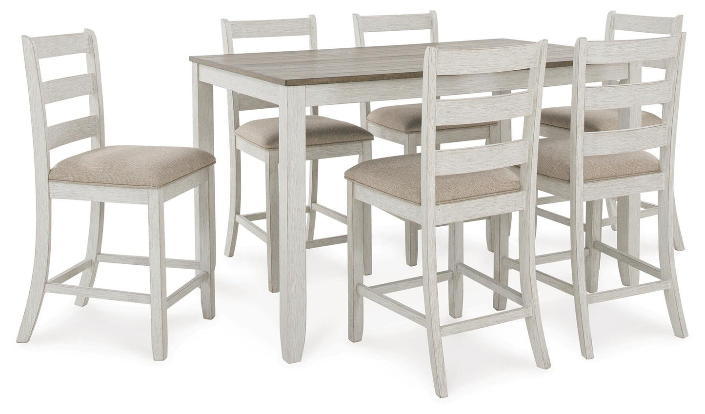 Conjunto de mesa de mostrador Skempton RECT DRM (7 unidades)