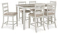 Conjunto de mesa de mostrador Skempton RECT DRM (7 unidades)