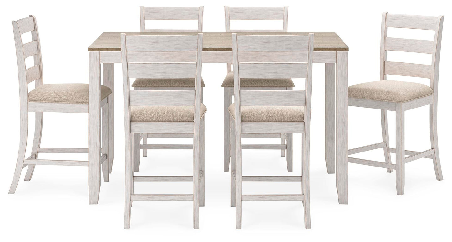 Conjunto de mesa de mostrador Skempton RECT DRM (7 unidades)