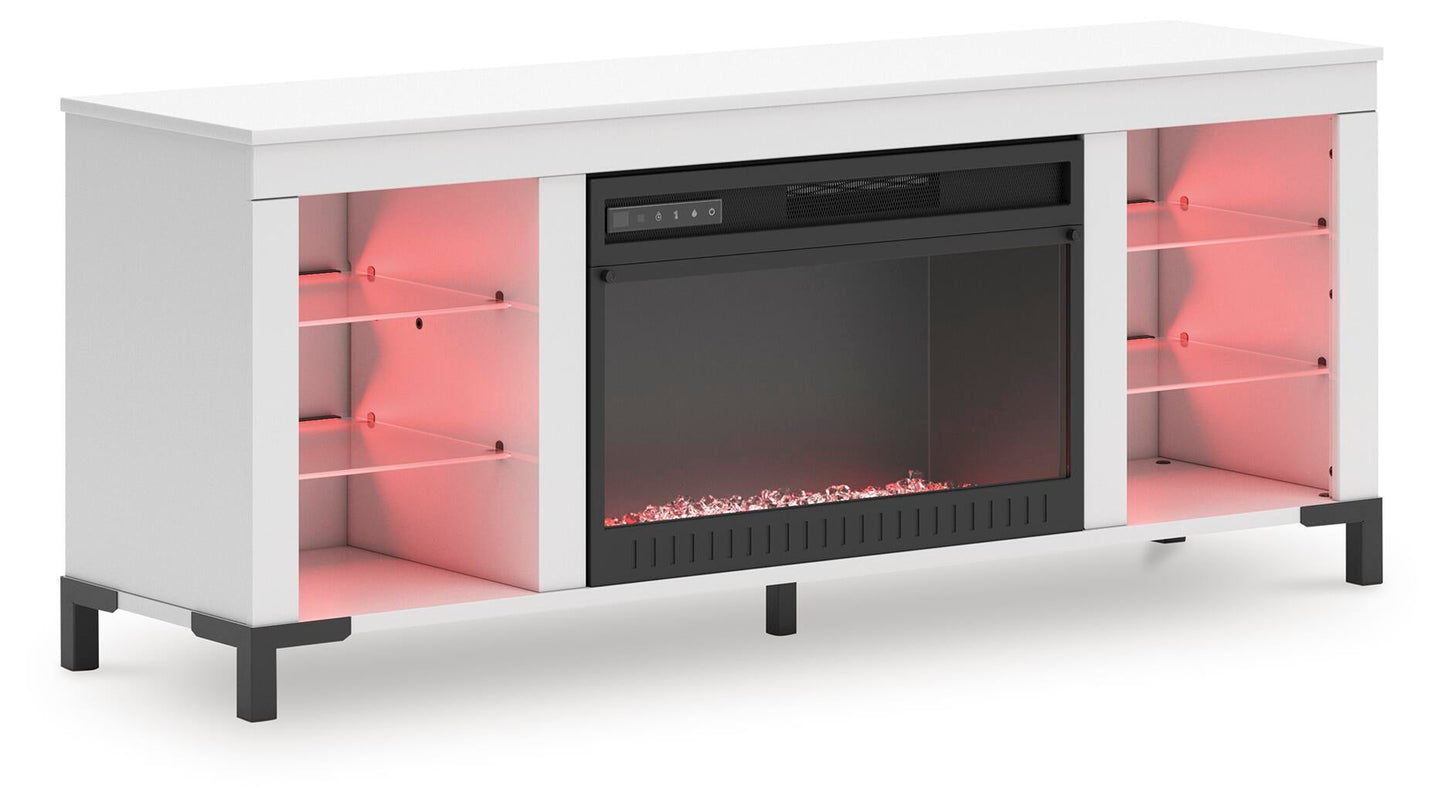 Mueble de TV con chimenea Brollevi