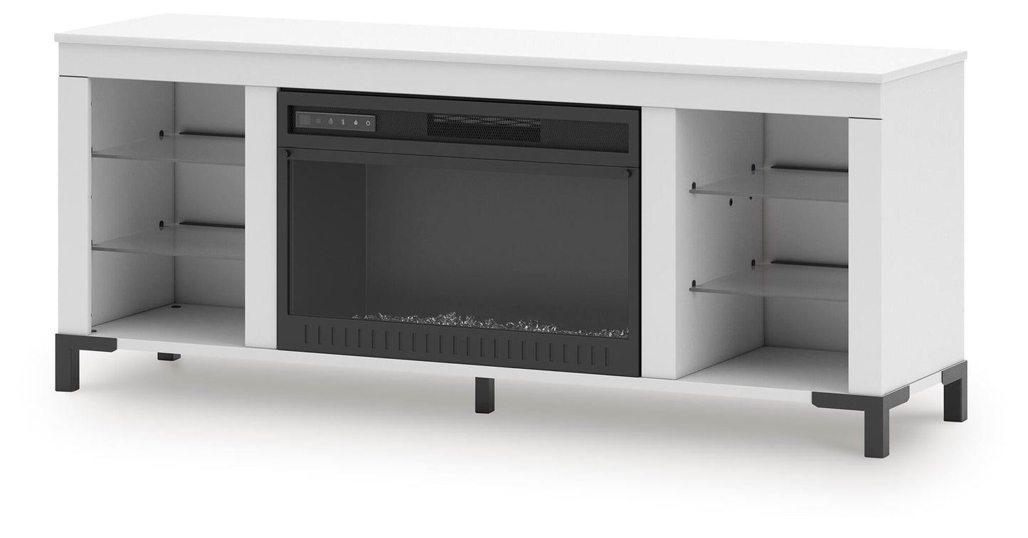 Mueble de TV con chimenea Brollevi