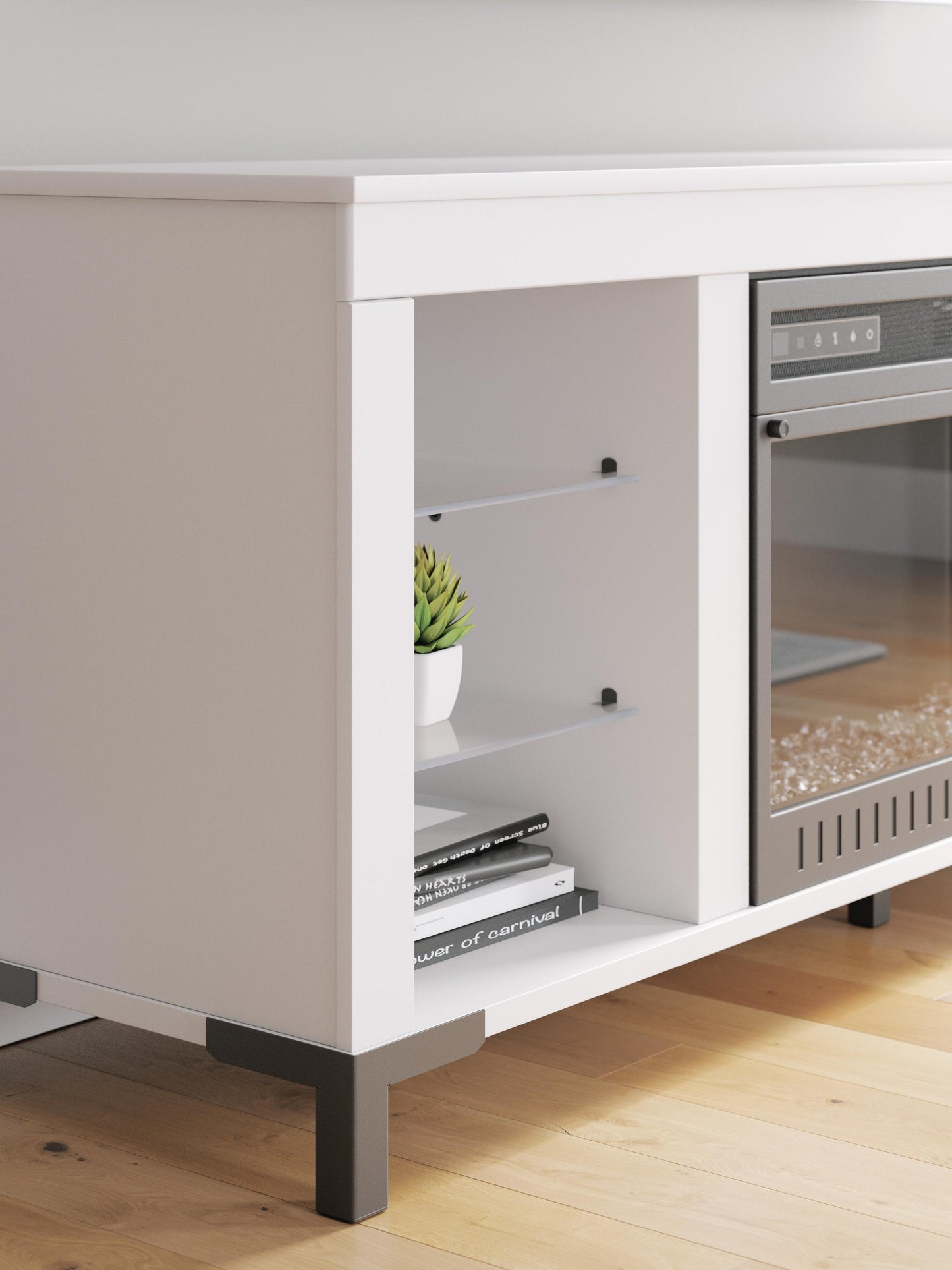 Mueble de TV con chimenea Brollevi