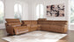 Seccional reclinable eléctrico Tempmpton de 6 piezas