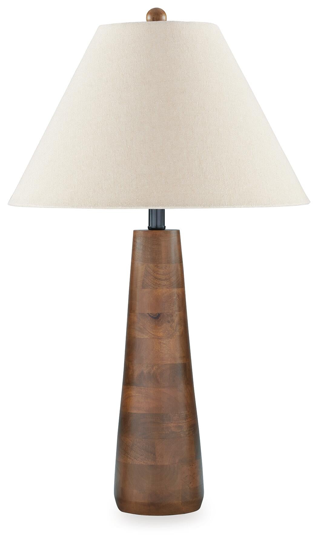 Ashley Express - Lámpara de mesa de madera Danset (1 unidad)