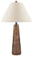 Ashley Express - Lámpara de mesa de madera Danset (1 unidad)