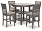 Juego de mesa de mostrador Wrenning DRM (5 unidades)