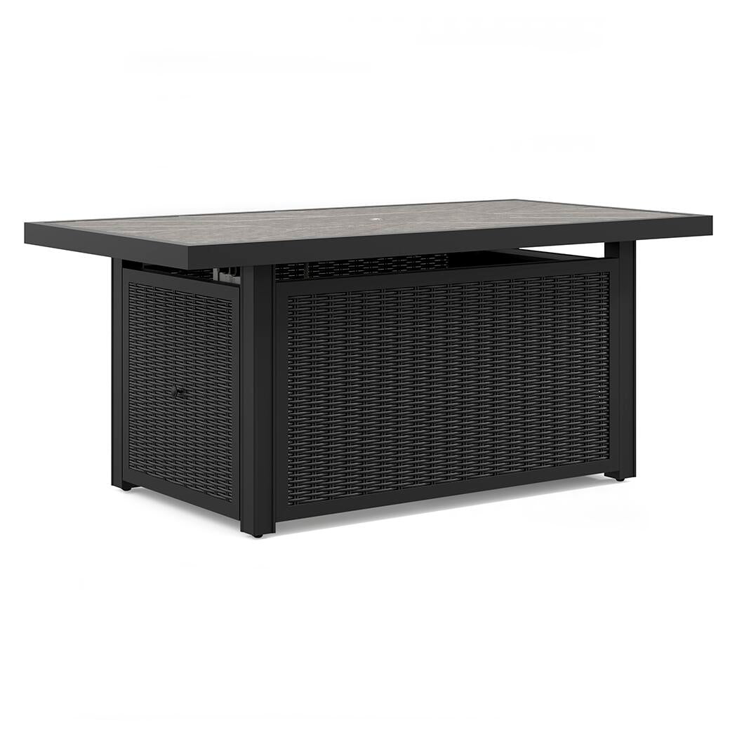 Mesa de fogata rectangular Beachcroft
