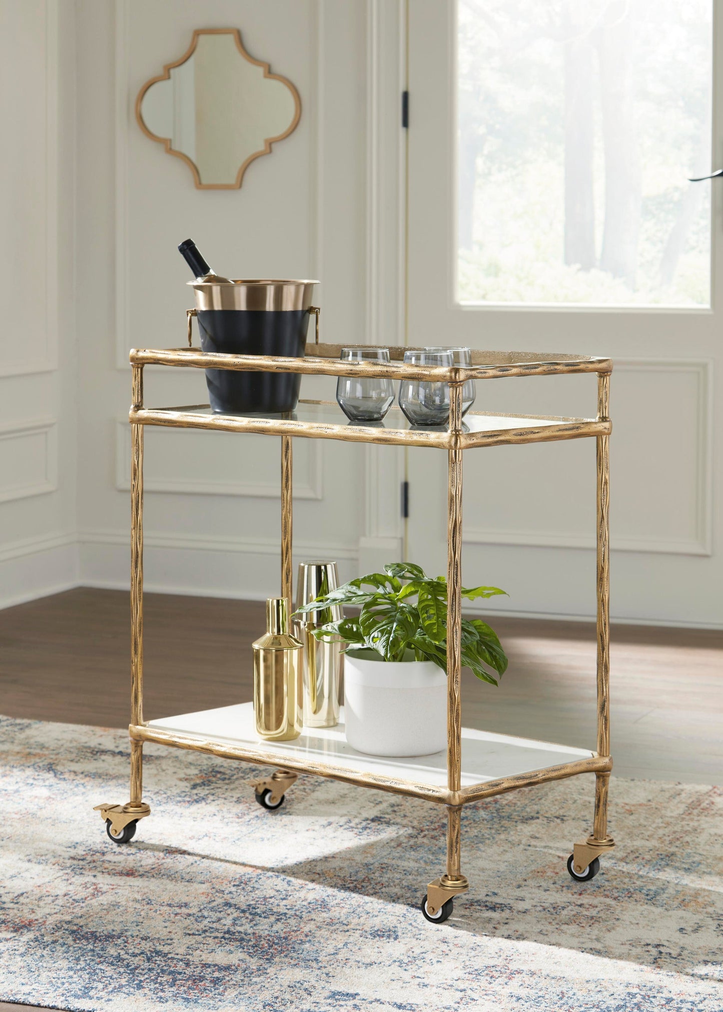 Ashley Express - Carrito de bar Plattfield