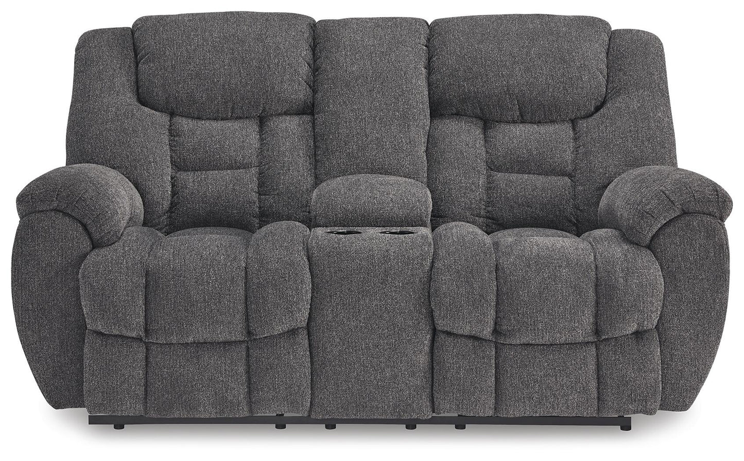 Loveseat doble recreativo Foreside con consola