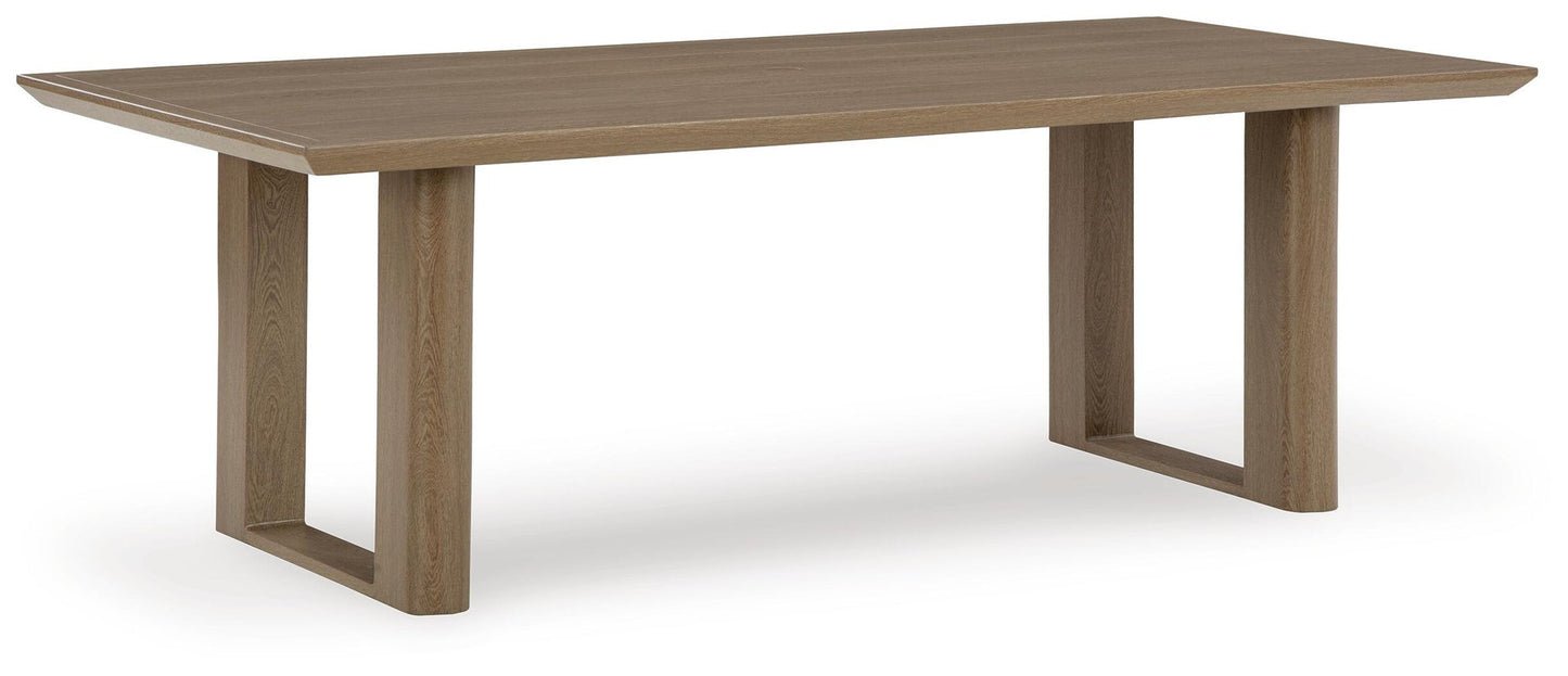 Mesa de comedor rectangular Serene Bay con UMB OPT