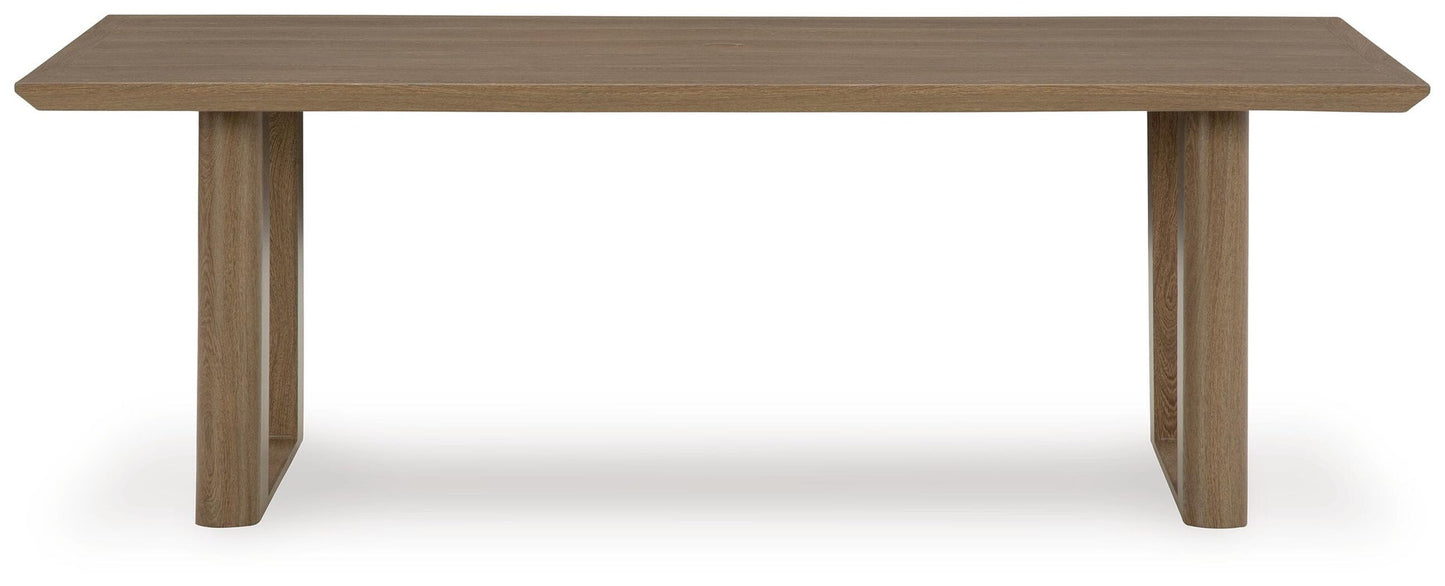 Mesa de comedor rectangular Serene Bay con UMB OPT