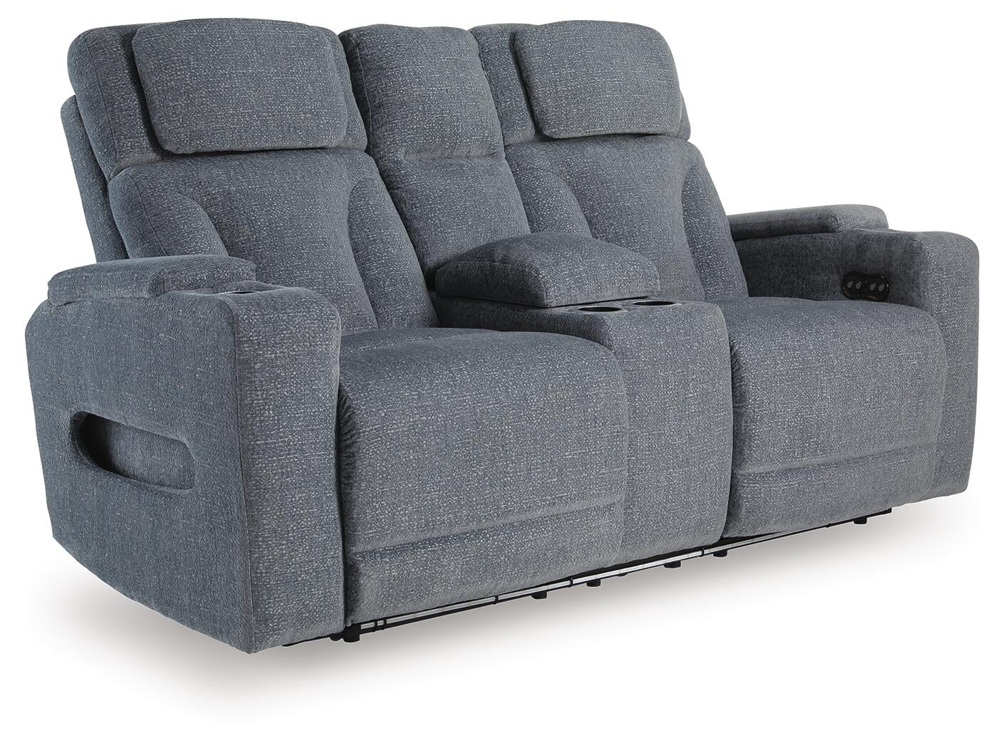 Estudio Cave PWR REC Loveseat/CON/ADJ HDRST