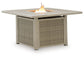 Mesa para fogata cuadrada de Cliff Trails