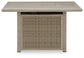 Mesa para fogata cuadrada de Cliff Trails