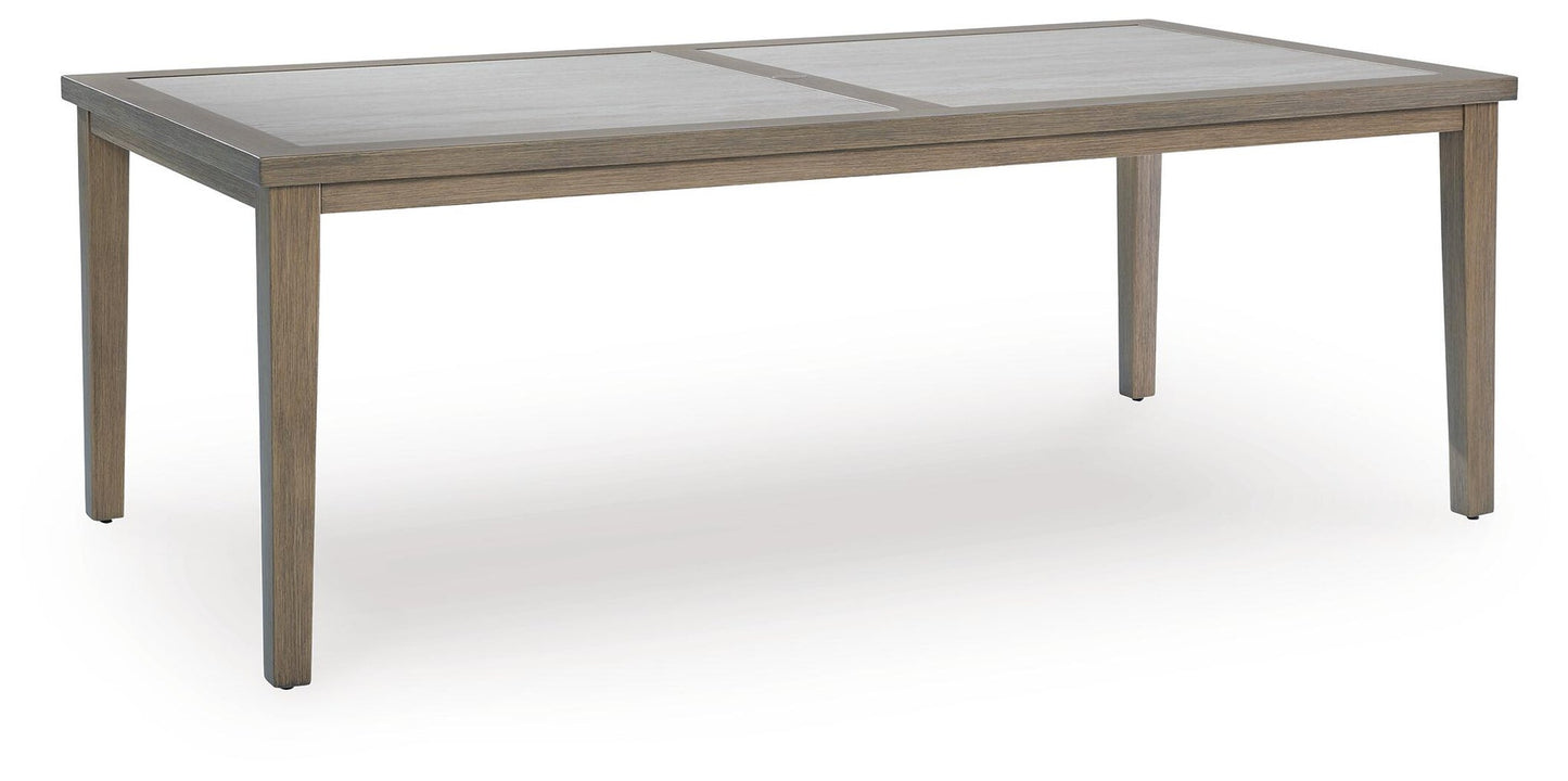 Mesa de comedor Rainier Ranch RECT con UMB OPT