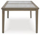 Mesa de comedor Rainier Ranch RECT con UMB OPT