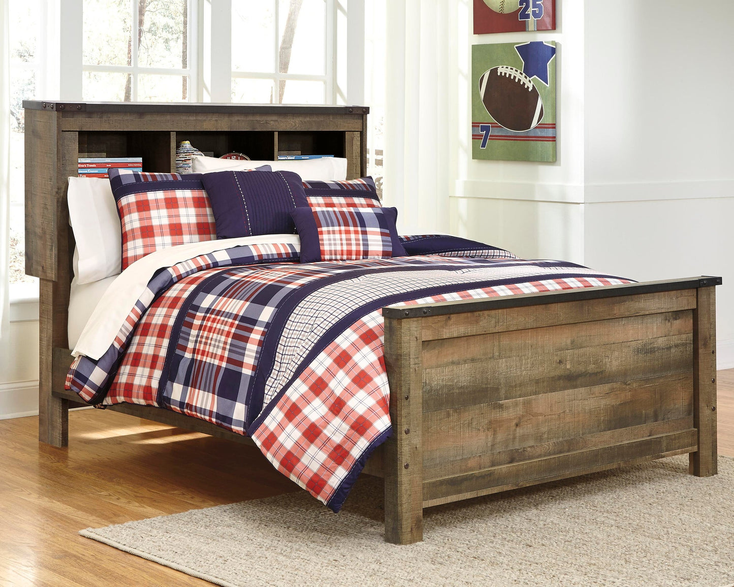 Ashley Express - Cama con librería Trinell