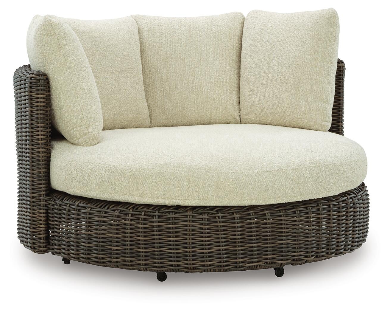 Sillón giratorio Kimora con cojín