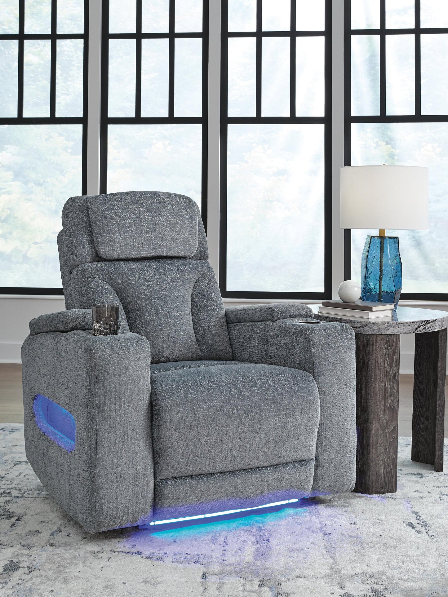 Sillón reclinable PWR Studio Cave/reposacabezas ajustable