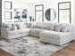 Seccional de 6 piezas Cuddle Plush con chaise longue