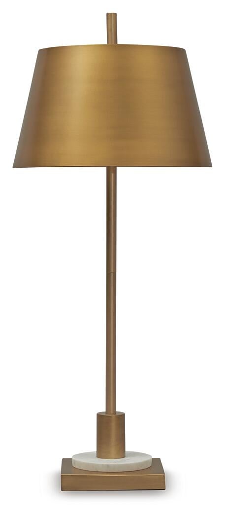 Ashley Express - Lámpara de mesa de metal Fritzburn (1 unidad)