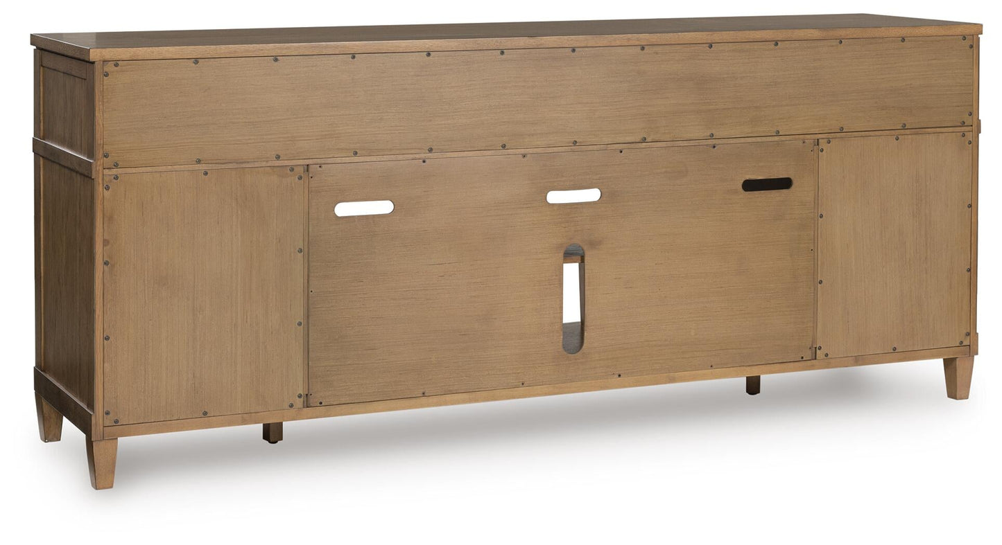 Mueble de TV Sharlance XL con opción de chimenea