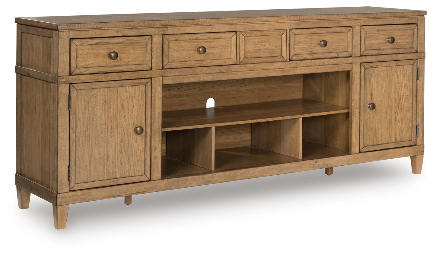 Mueble de TV Sharlance XL con opción de chimenea