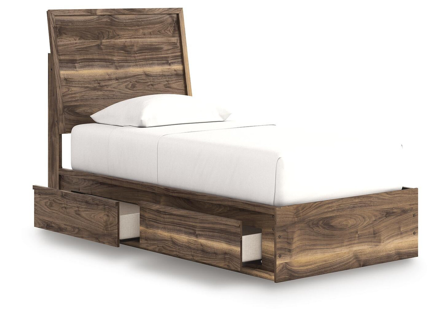 Ashley Express - Cama doble Zadilyn con paneles y espacio de almacenamiento