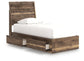 Ashley Express - Cama doble Zadilyn con paneles y espacio de almacenamiento