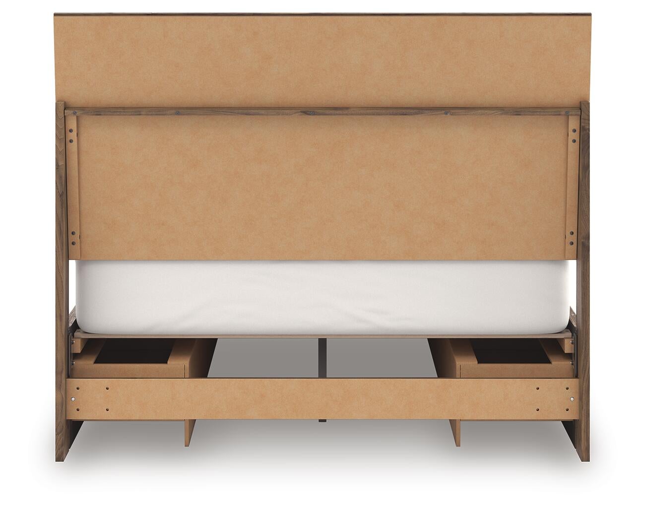 Ashley Express - Cama Queen Chirason con paneles y espacio de almacenamiento