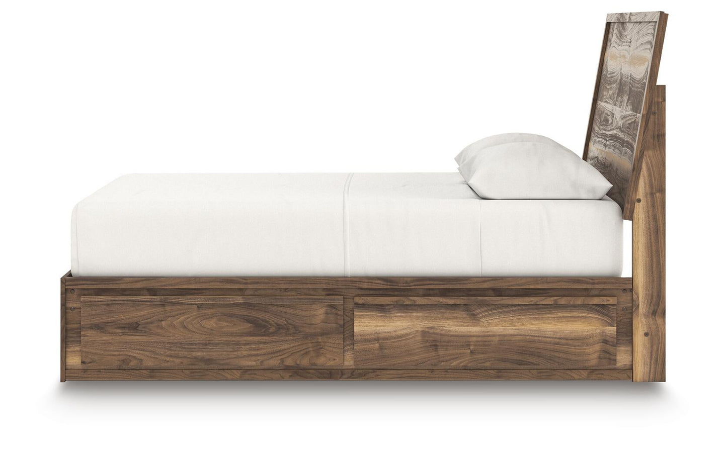 Ashley Express - Cama Queen Chirason con paneles y espacio de almacenamiento