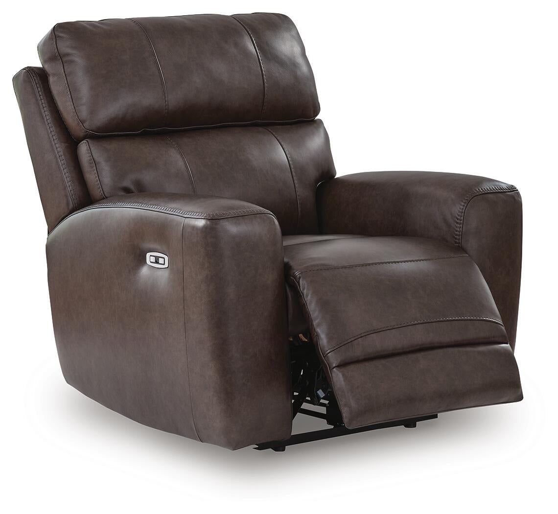 Sillón reclinable eléctrico Crossplex con reposacabezas ajustable
