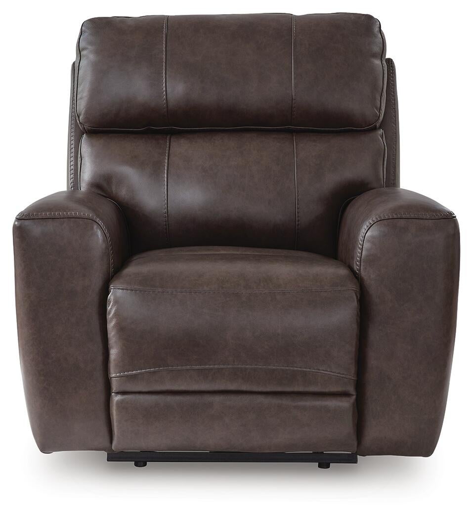 Sillón reclinable eléctrico Crossplex con reposacabezas ajustable
